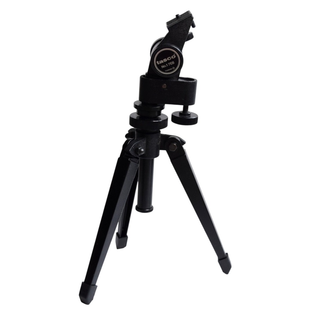 Tasco Tabletop Tripod No 17EB Spotting Scope Stand Black All Metal Clean Working